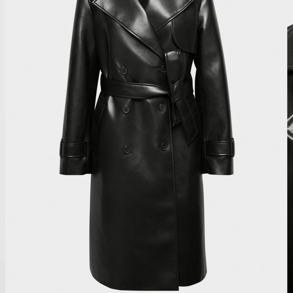 ARITZIA BABATON vegan leather trench coat~